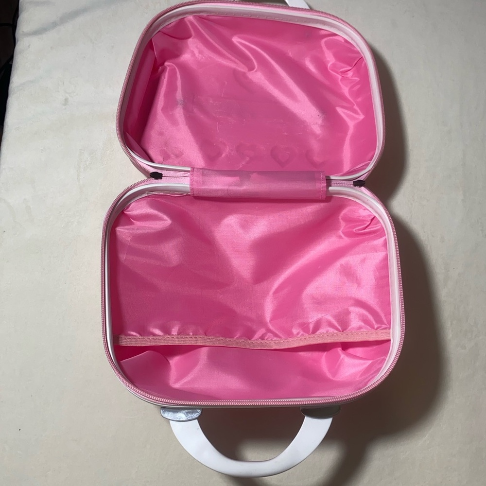PINK Hello Kitty Travel Cosmetic Case Box Beauty Makeup Case Bag Organizer - Picture 8 of 10